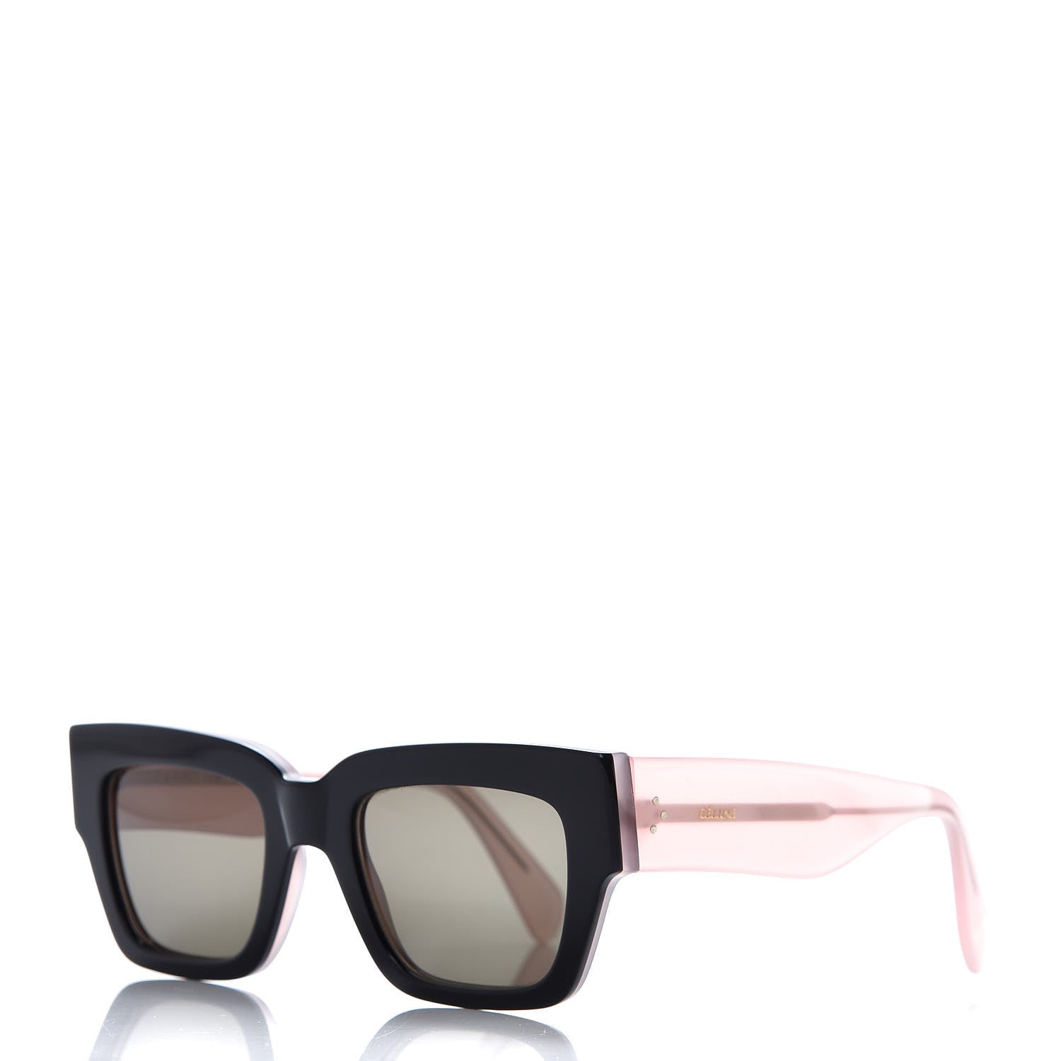 Celine Square Sunglasses CL41078/S Black Pink 1 of 6