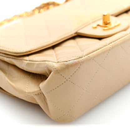 Chanel Lambskin Quilted Small Double Sided Flap Beige 9 of 12