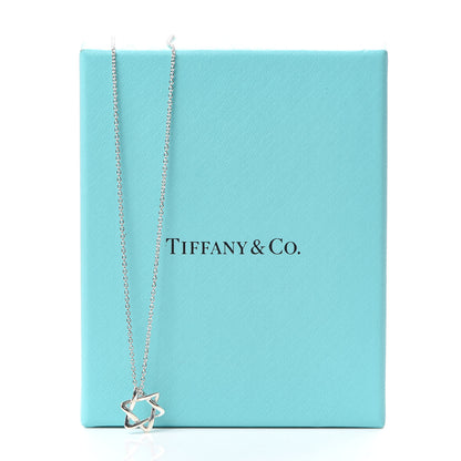 Tiffany Sterling Silver 12mm Elsa Peretti Star of David Pendant Necklace 5 of 5