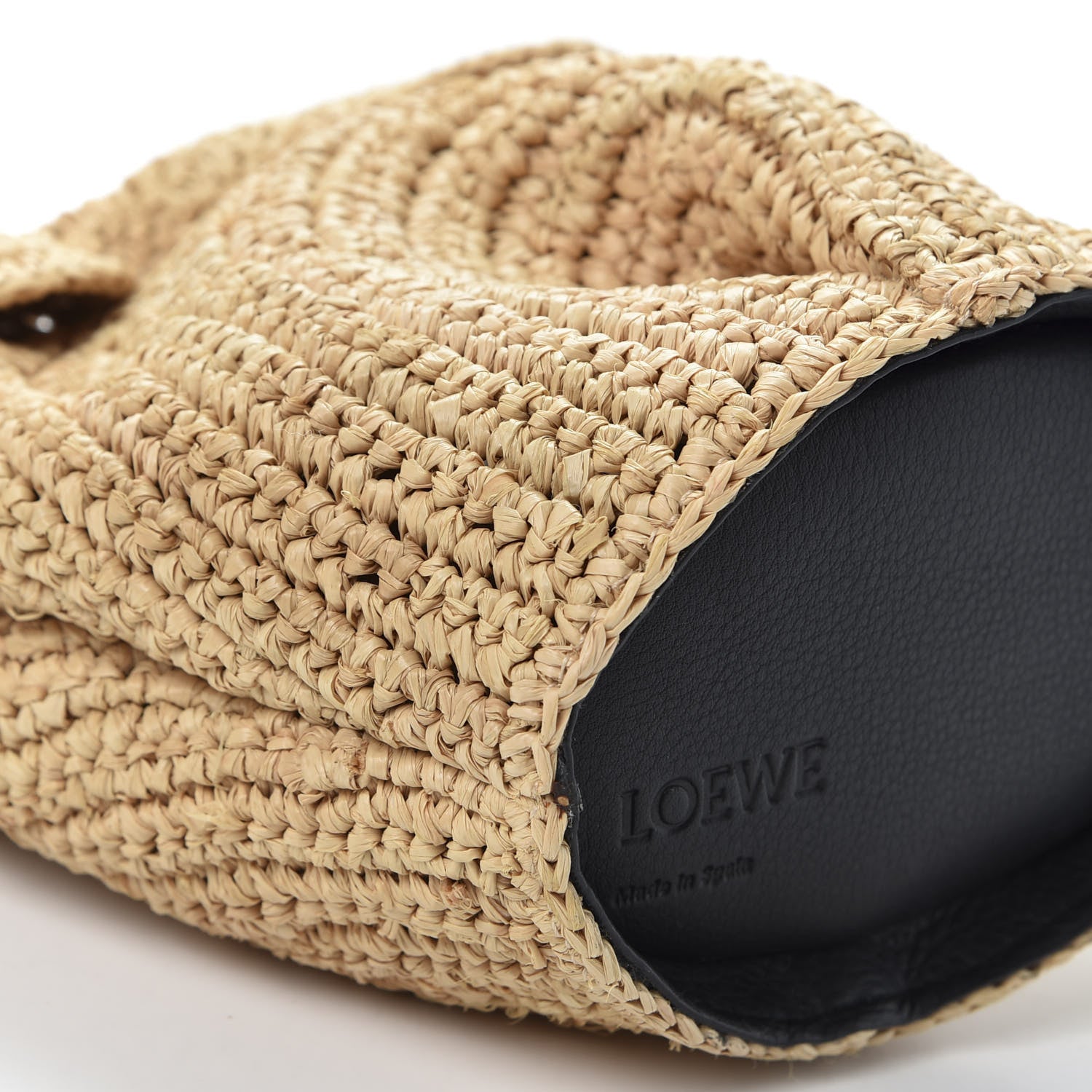Loewe Raffia Mini Bunny Crossbody Bag Natural Tan 5 of 8
