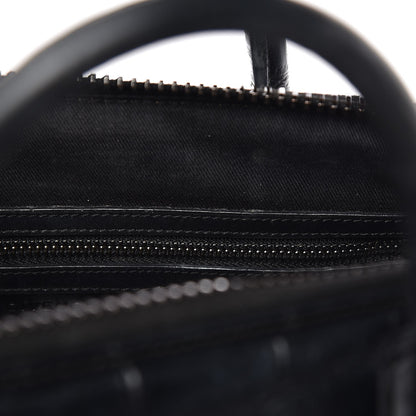 Givenchy Calfskin Crocodile Embossed Medium Antigona Black 8 of 12