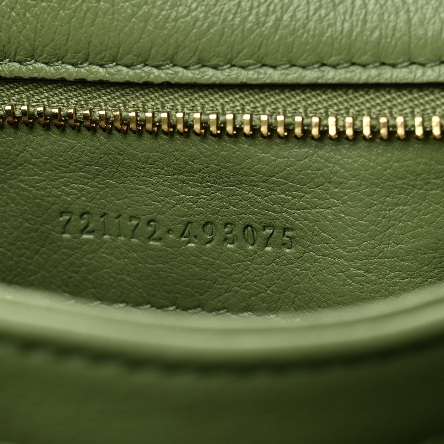 Roxy Calfskin Web Medium Blondie Top Handle Shoulder Flap Bag Salamander Green
