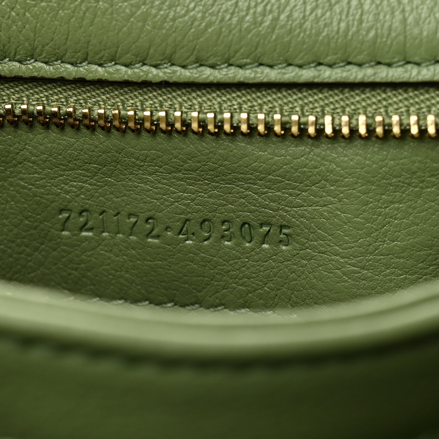 Gucci Roxy Calfskin Web Medium Blondie Top Handle Shoulder Flap Bag Salamander Green 7 of 12