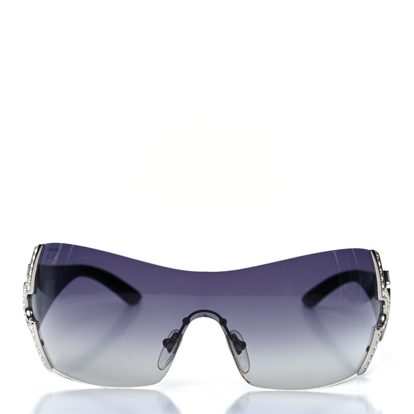 Crystal 651-B Sunglasses Black