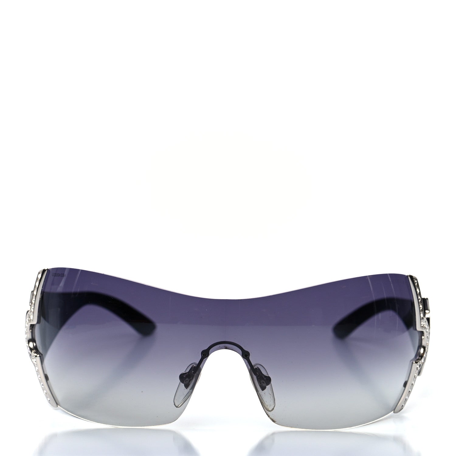 Bulgari Crystal 651-B Sunglasses Black 2 of 7