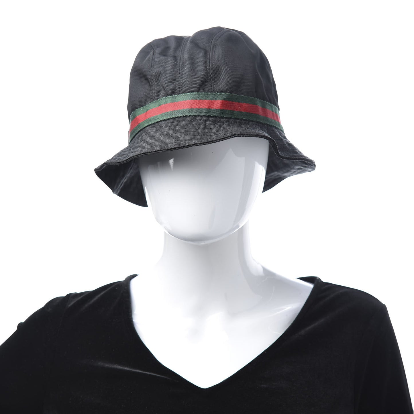 Monogram Web Bucket Hat L Black