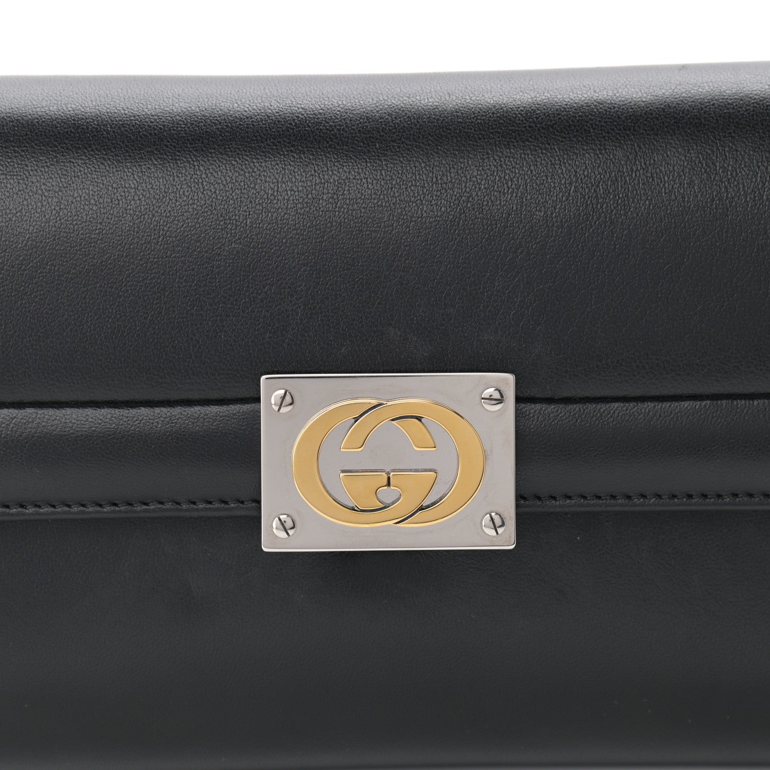 Gucci Lambskin Linea Matisse Shoulder Bag Black 8 of 12