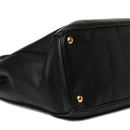 Prada Vitello Daino Tote Black 8 of 15