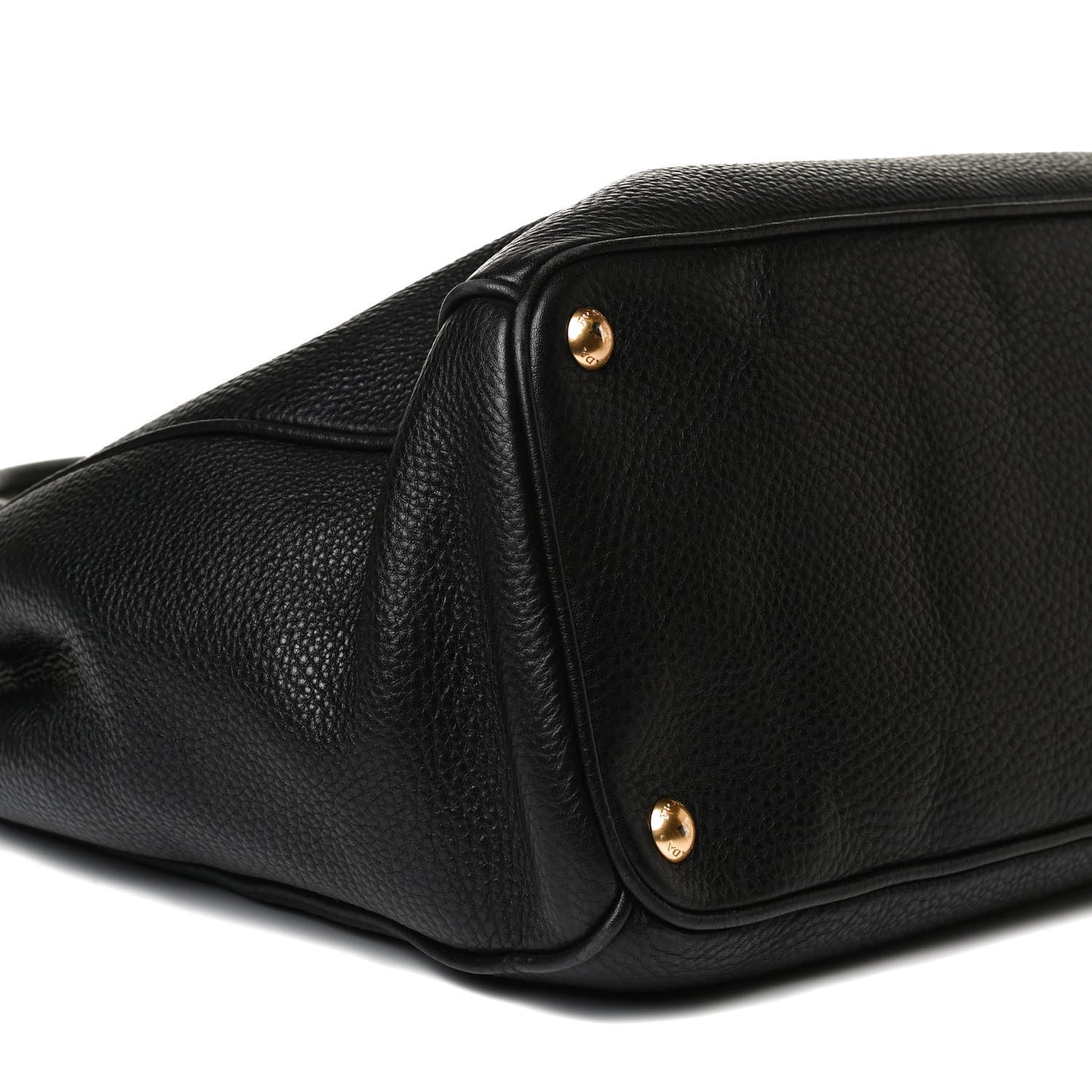 Vitello Daino Tote Black