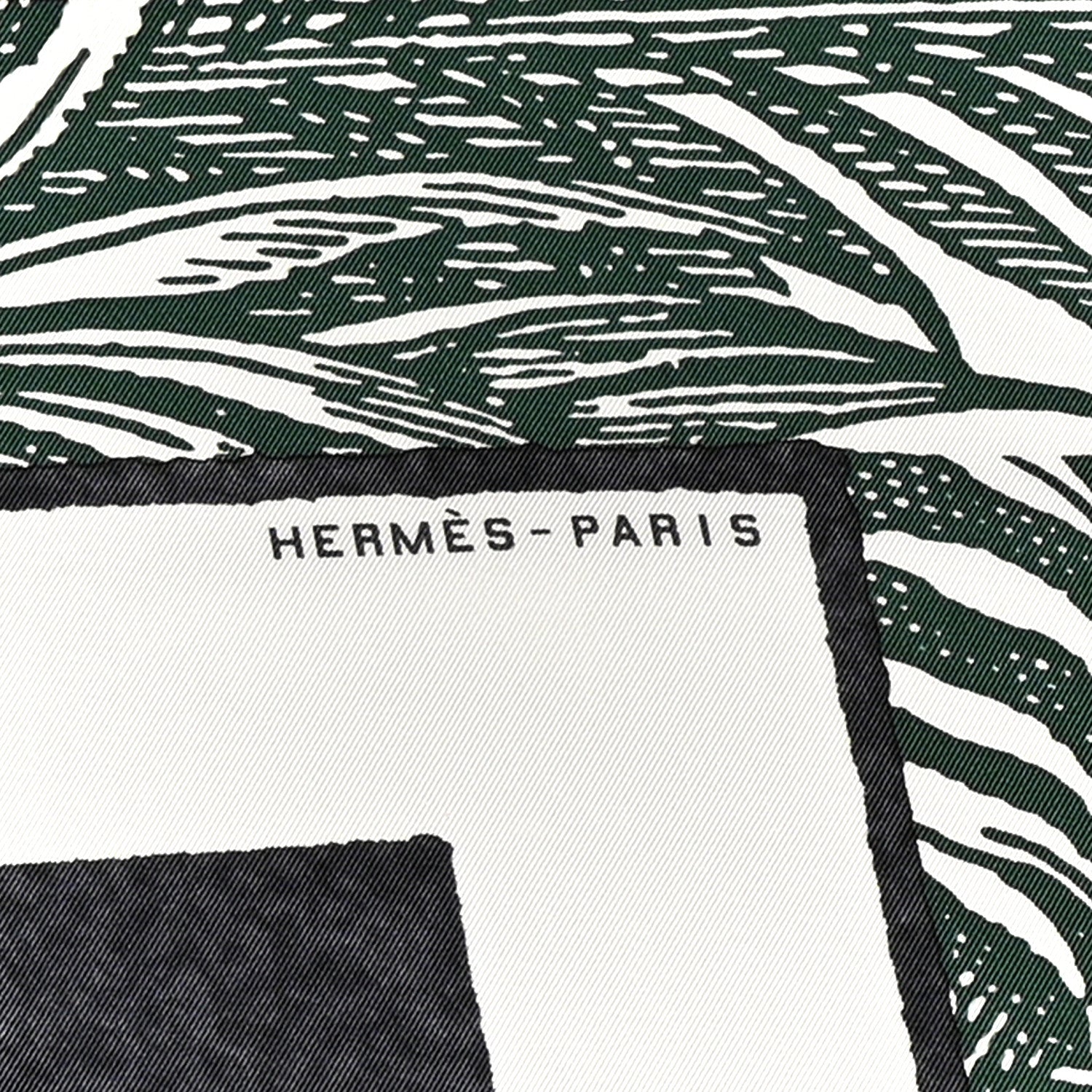 Hermes Silk Cavalier En Formes Scarf 90 Creme Vert Jaune Vif 2 of 5