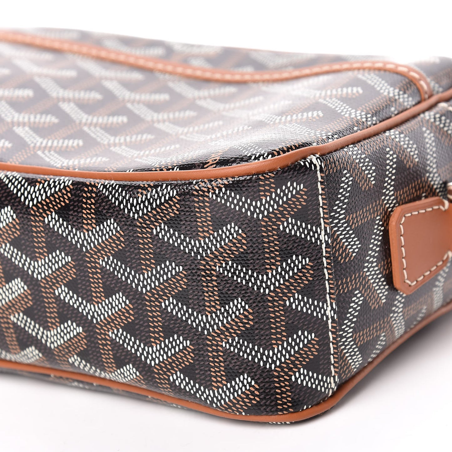 Goyardine Amacapvert Crossbody Bag Black Gold