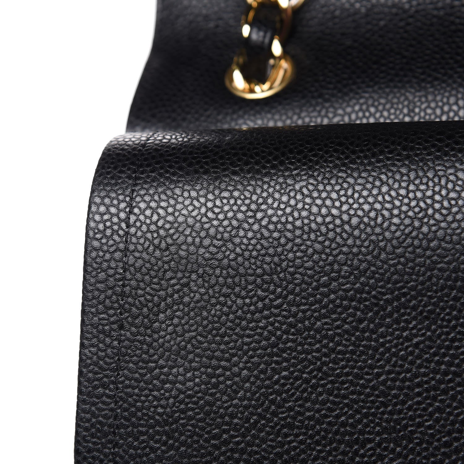Chanel Caviar Quilted Jumbo Double Flap Black 12 of 16