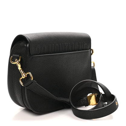 Christian Dior Grained Calfskin Medium Bobby Flap Black 2 of 8