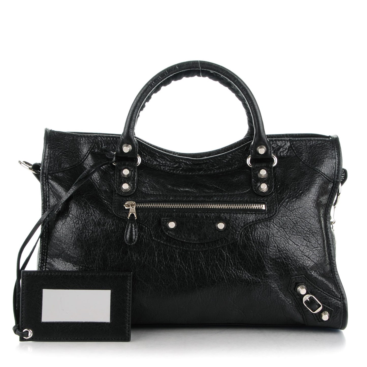 Agneau Giant 12 Silver Hardware City Black