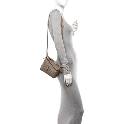 Loewe Calfskin Mini Puzzle Edge Bag Sand 2 of 10