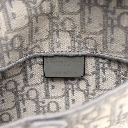 Christian Dior Oblique Slim Saddle Pouch Grey Grey 5 of 10