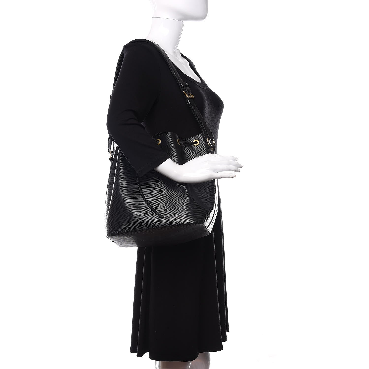 Louis Vuitton Epi Petit Noe Black 2 of 9