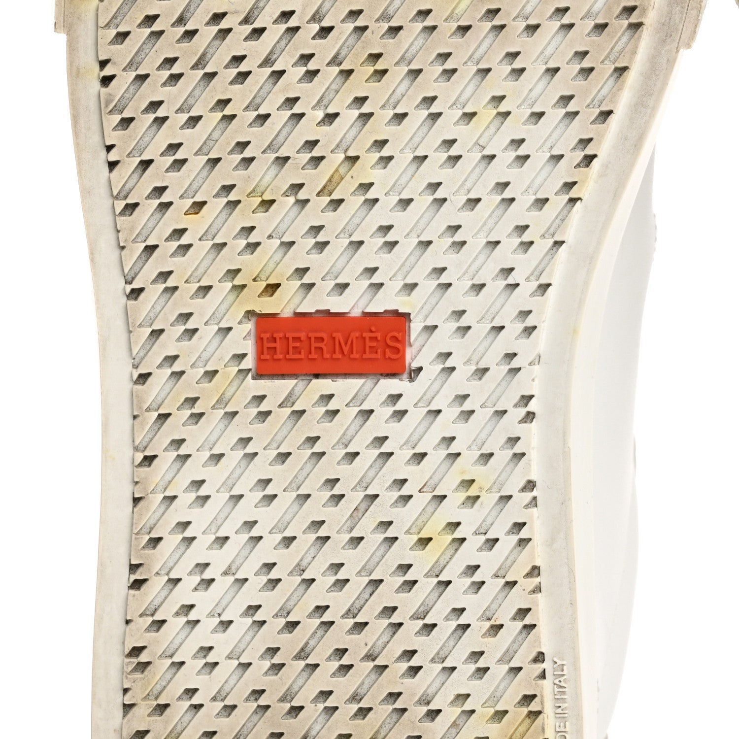 Hermes Epsom Day Sneakers 38 White 8 of 10