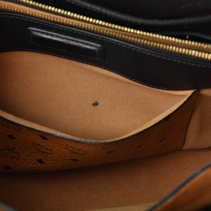 MCM Grained Calfskin Medium Milla Tote Black 14 of 14