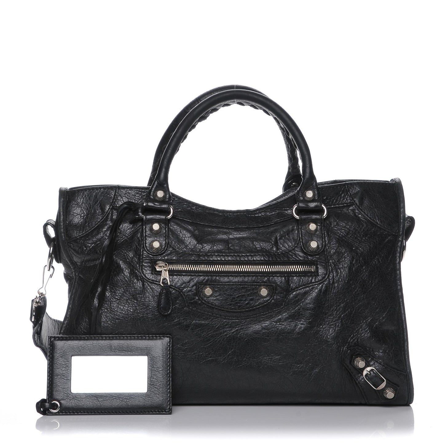 Agneau Giant 12 Silver Hardware City Black