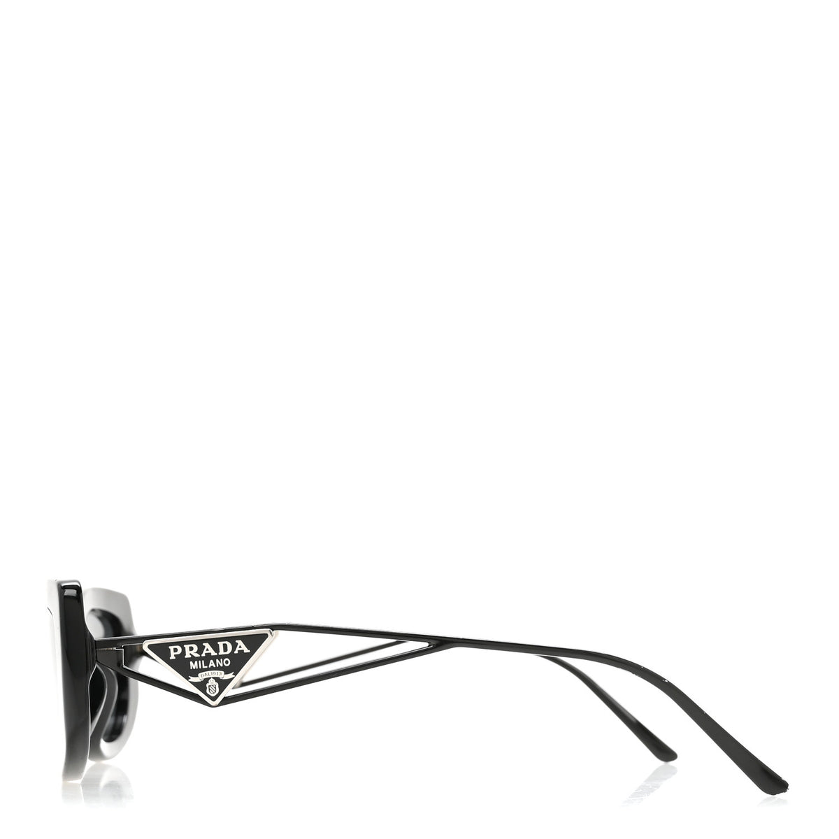 Acetate Sunglasses SPR 14Y Black Slate Gray