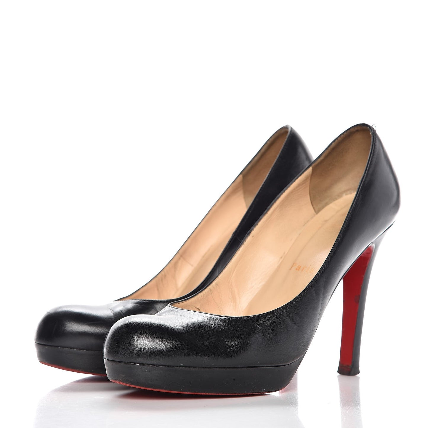 Calfskin Bruges 120 Pumps 38.5 Black