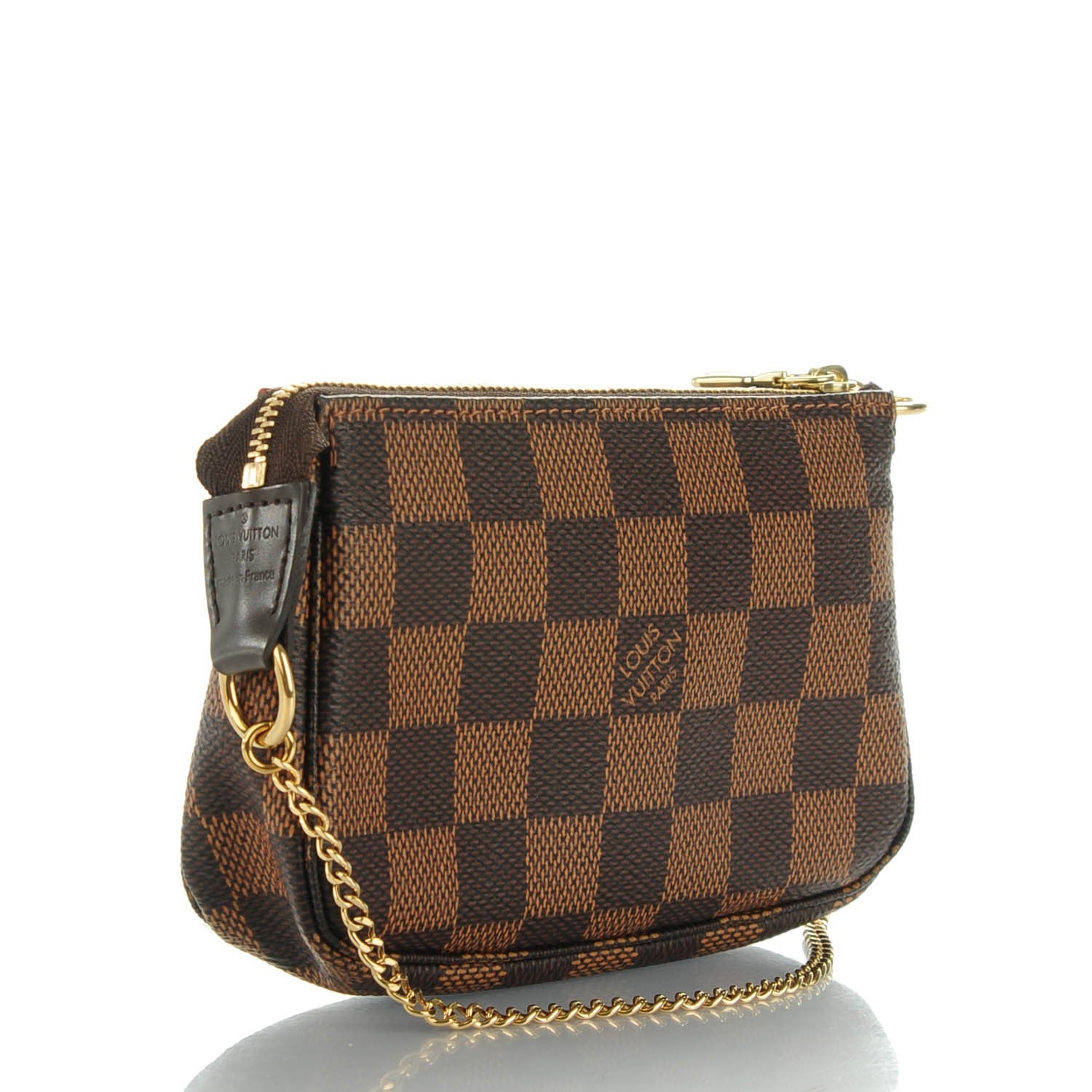 Louis Vuitton Damier Ebene Mini Pochette Accessories 3 of 7