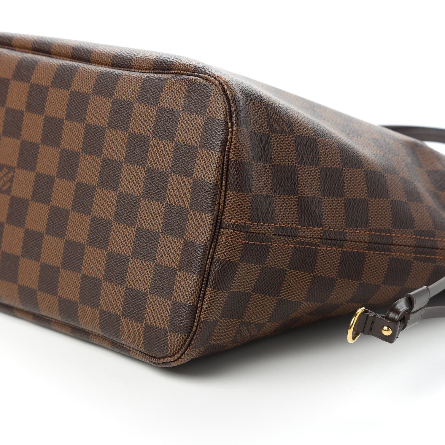 Louis Vuitton Damier Ebene Neo Neverfull MM Rose Ballerine 7 of 11