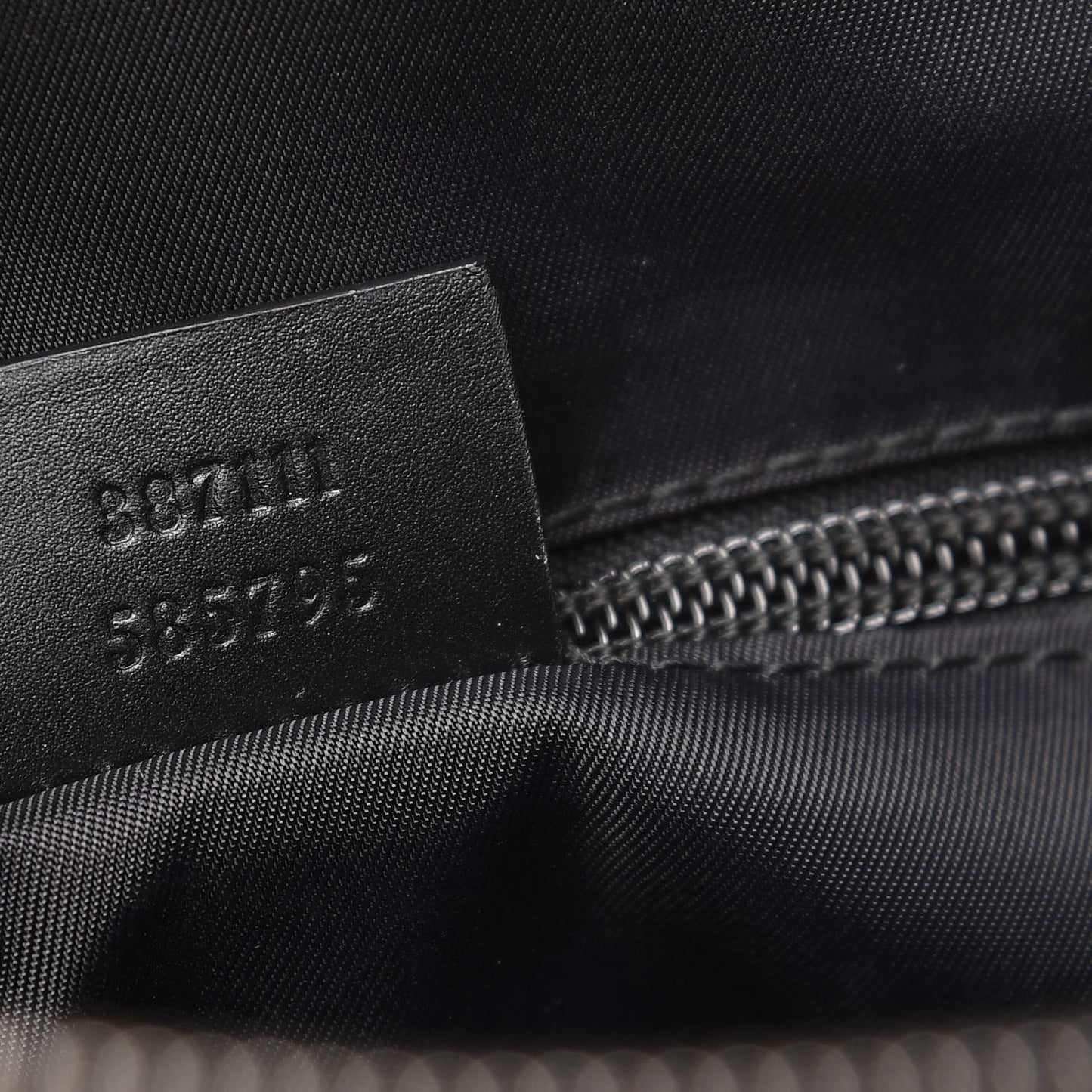 GG Supreme Monogram Web Messenger Bag Black