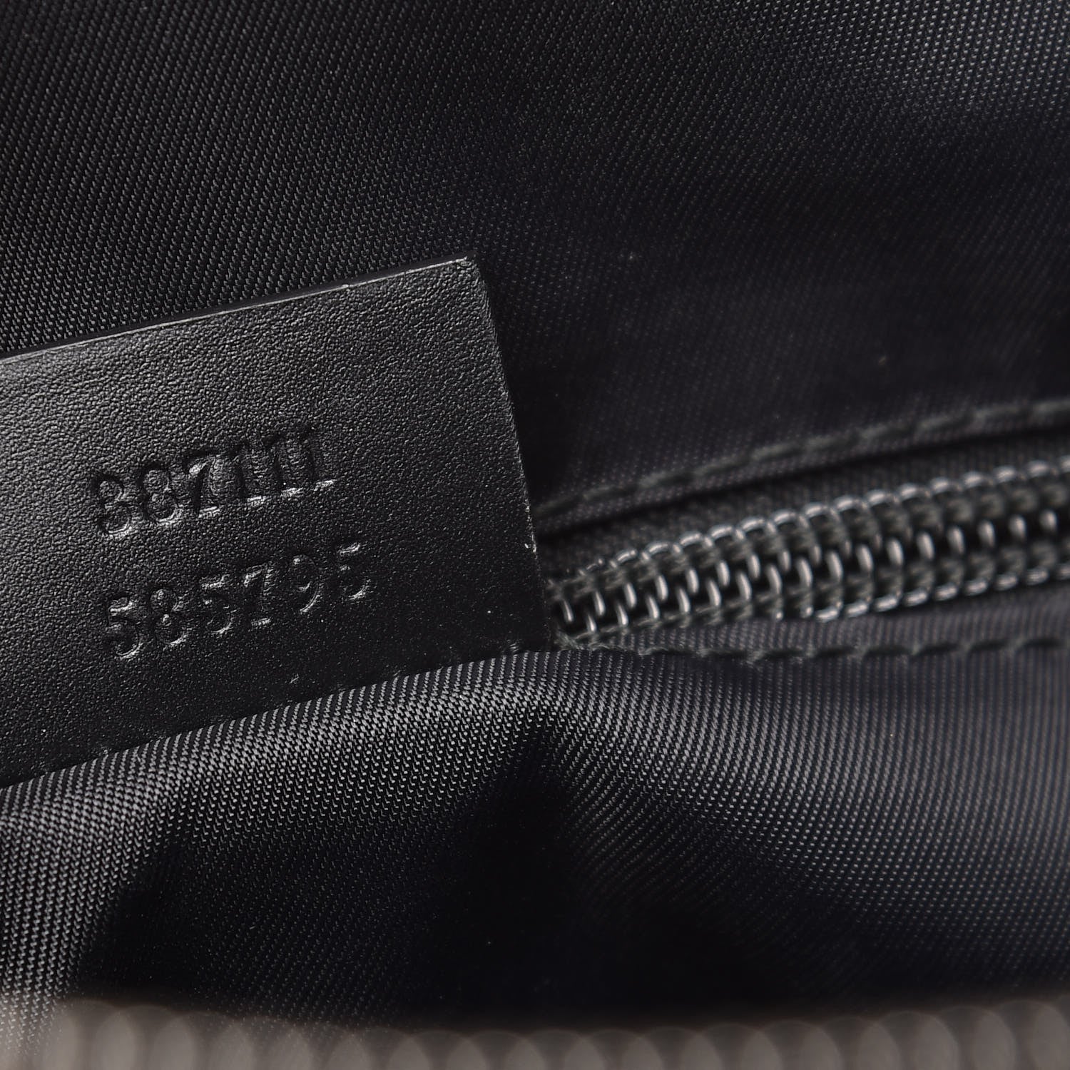 Gucci GG Supreme Monogram Web Messenger Bag Black 7 of 9