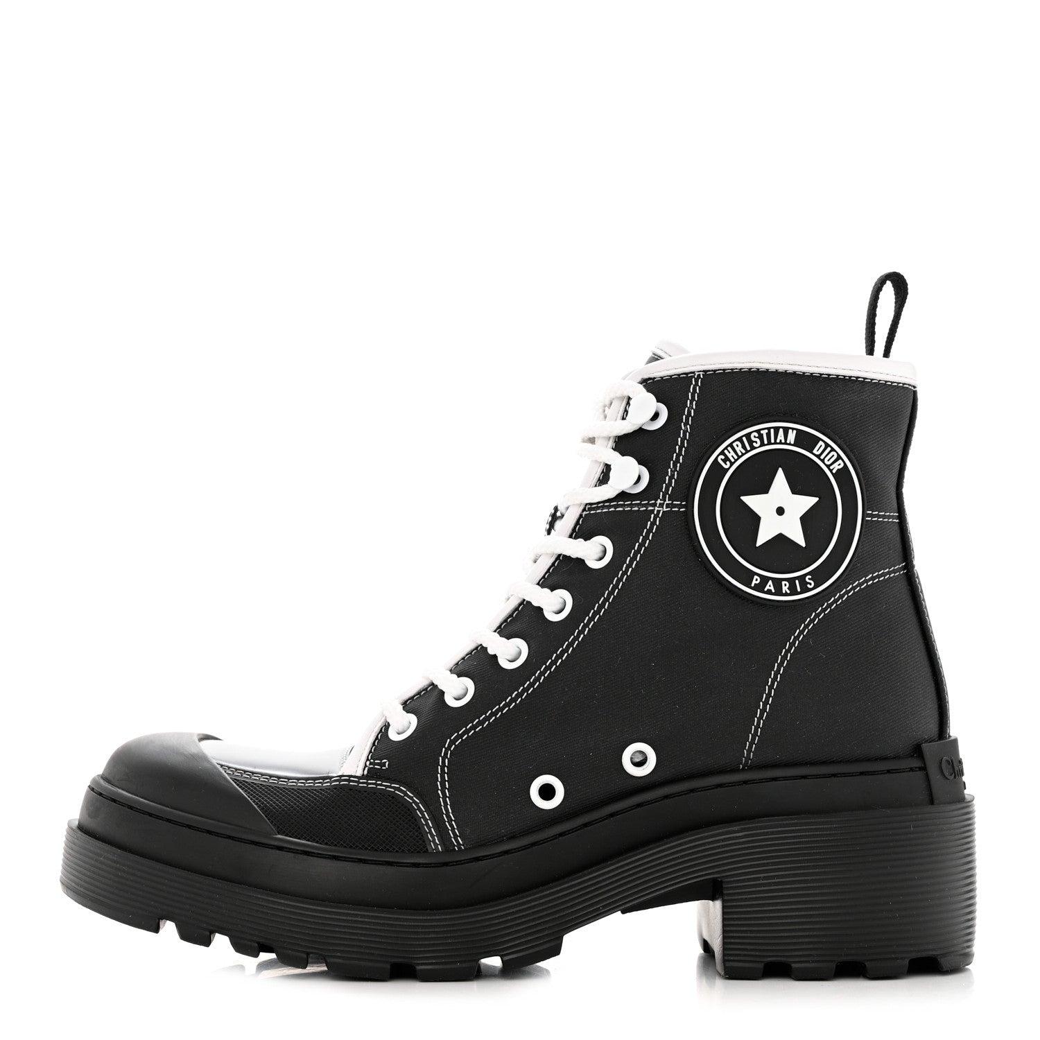 Christian Dior Technical Fabric D-Rise 35mm Boots 37.5 Black 1 of 9