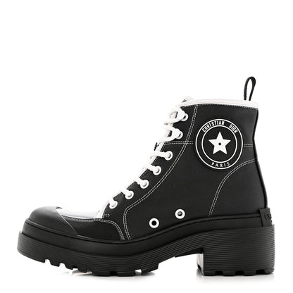 Christian Dior Technical Fabric D-Rise 35mm Boots 37.5 Black 1 of 9