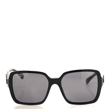 Chanel Acetate Square Sunglasses 5408 Black 2 of 7