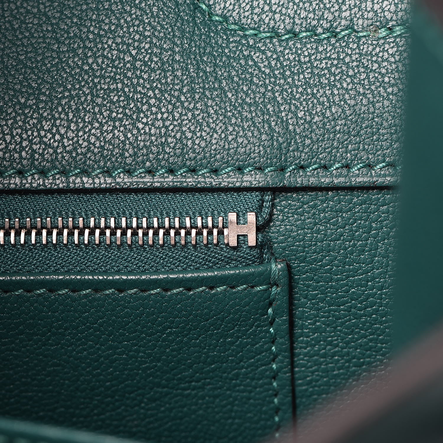 Hermes Togo Birkin 35 Malachite 19 of 39
