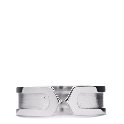 Cartier 18K White Gold 6.5mm C De Ring 54 6.75 1 of 4