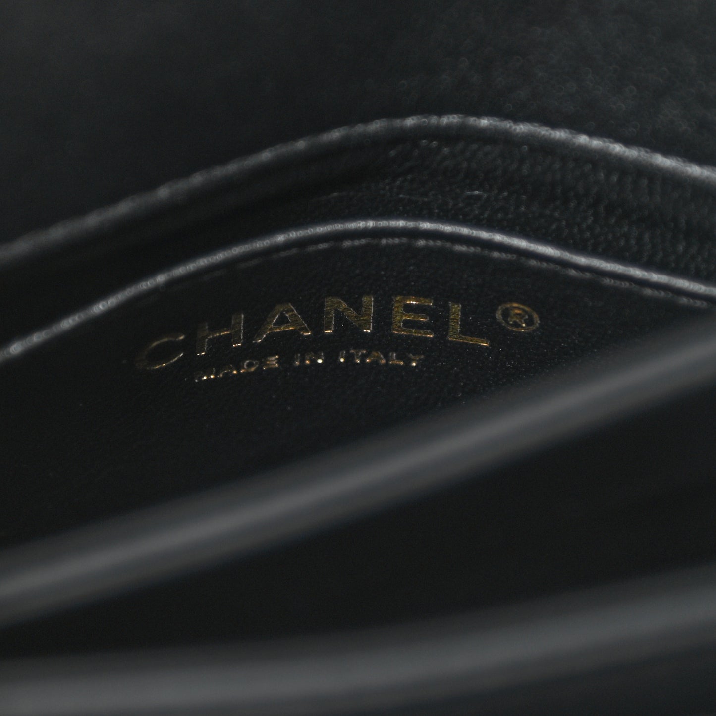 Calfskin Quilted Small Top Handle Flap Black
