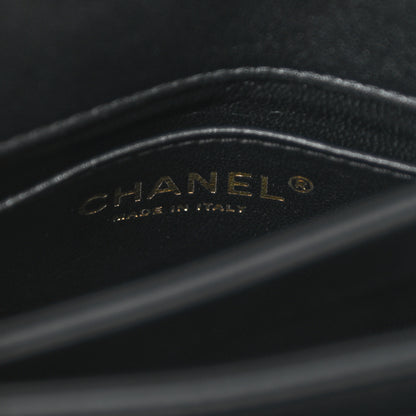 Chanel Calfskin Quilted Small Top Handle Flap Black 6 of 11