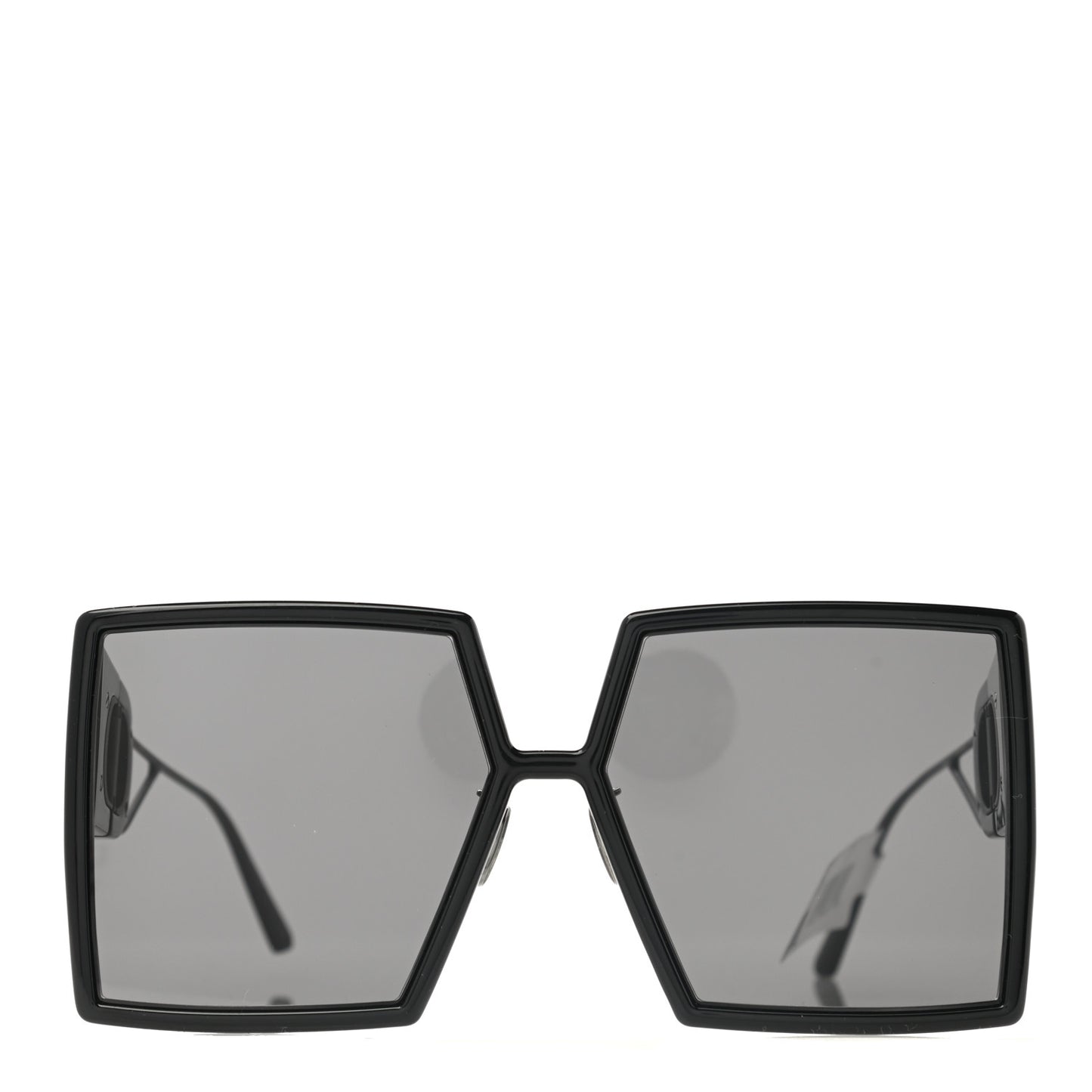 Square 30 Montaigne Sunglasses Black