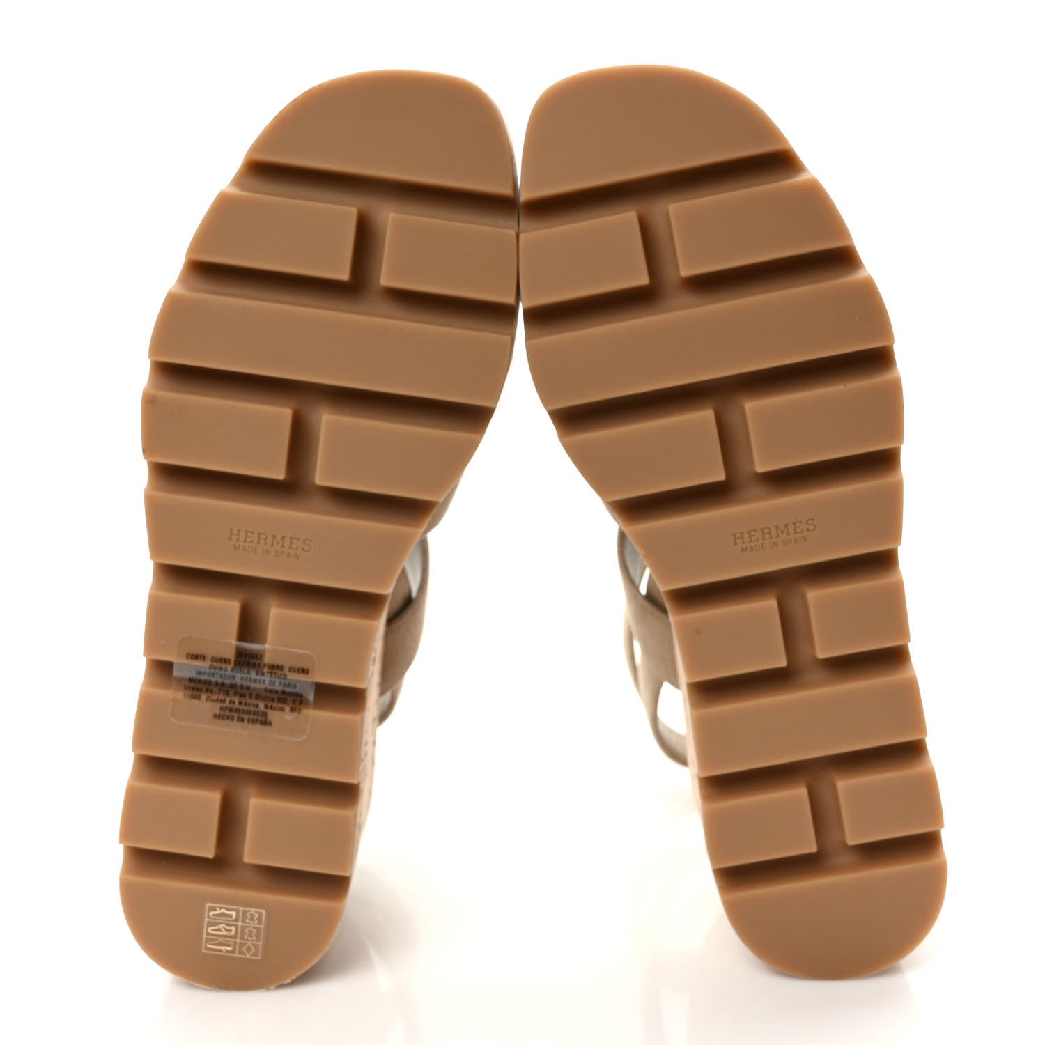 Hermes Suede Goatskin Cork Havana 30 Sandals 38 Beige Argile 5 of 8