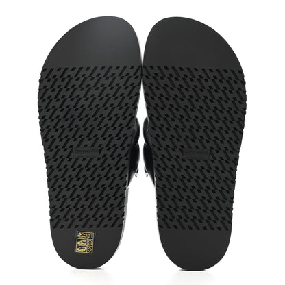 Hermes Nappa Extra Sandals 39 Black 5 of 9