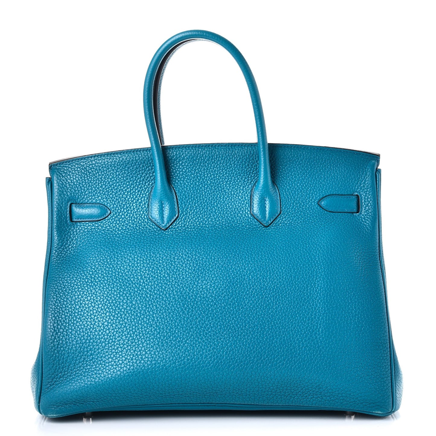 Taurillon Clemence Birkin 35 Bleu Izmir
