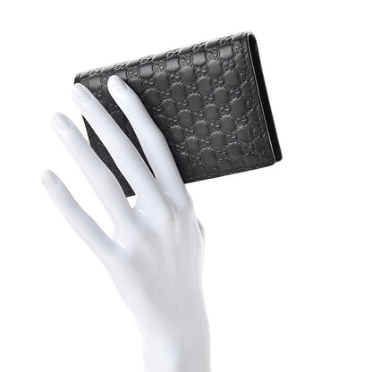 Gucci Microguccissima Card Case Wallet Black 2 of 13