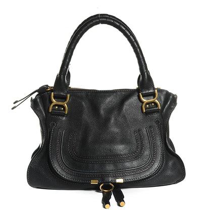 Chloe Calfskin Medium Marcie Satchel Black 1 of 9