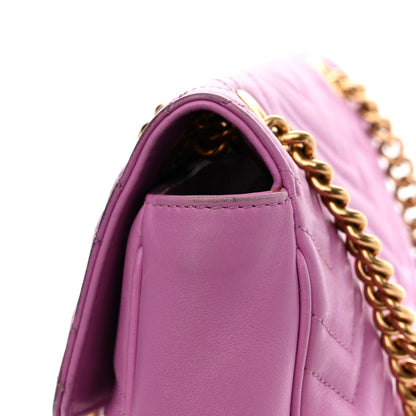 Gucci Calfskin Matelasse Medium GG Marmont Shoulder Bag Candy Mousse 14 of 20