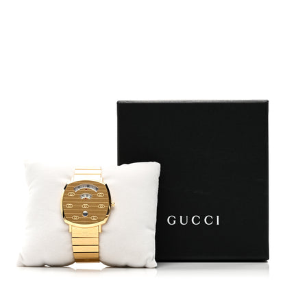 Gucci Stainless Steel 38mm Grip Quartz Watch Gold 5 of 5
