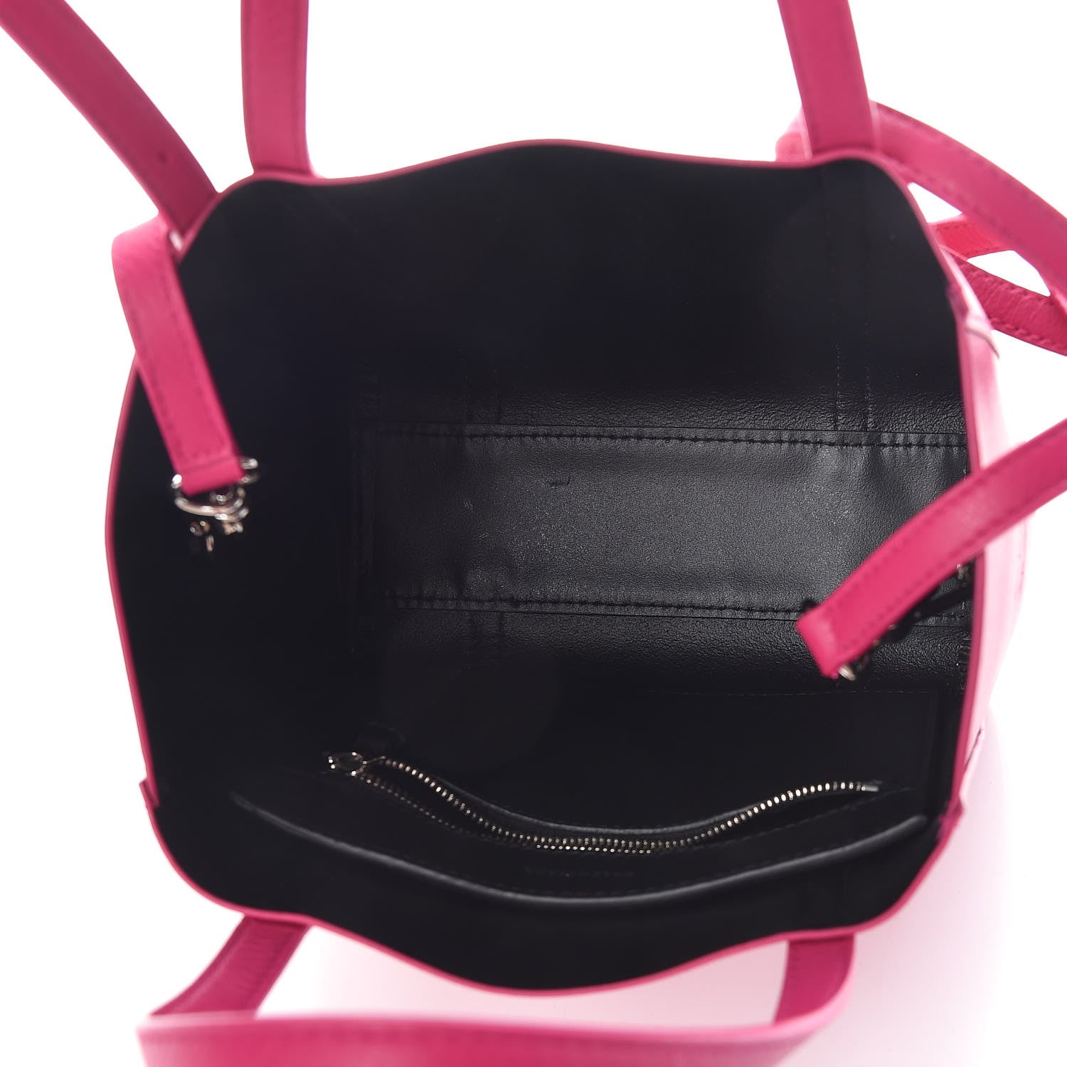 Balenciaga Calfskin XXS Everyday Tote Rose Magenta Black 5 of 9