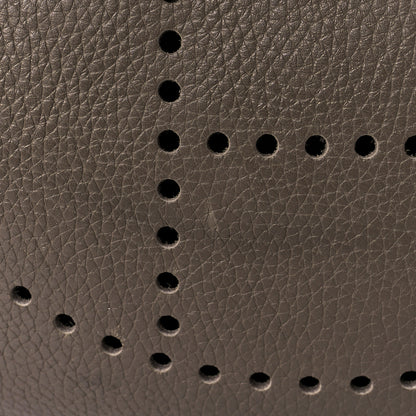 Hermes Taurillon Clemence Evelyne III PM Etoupe 15 of 23