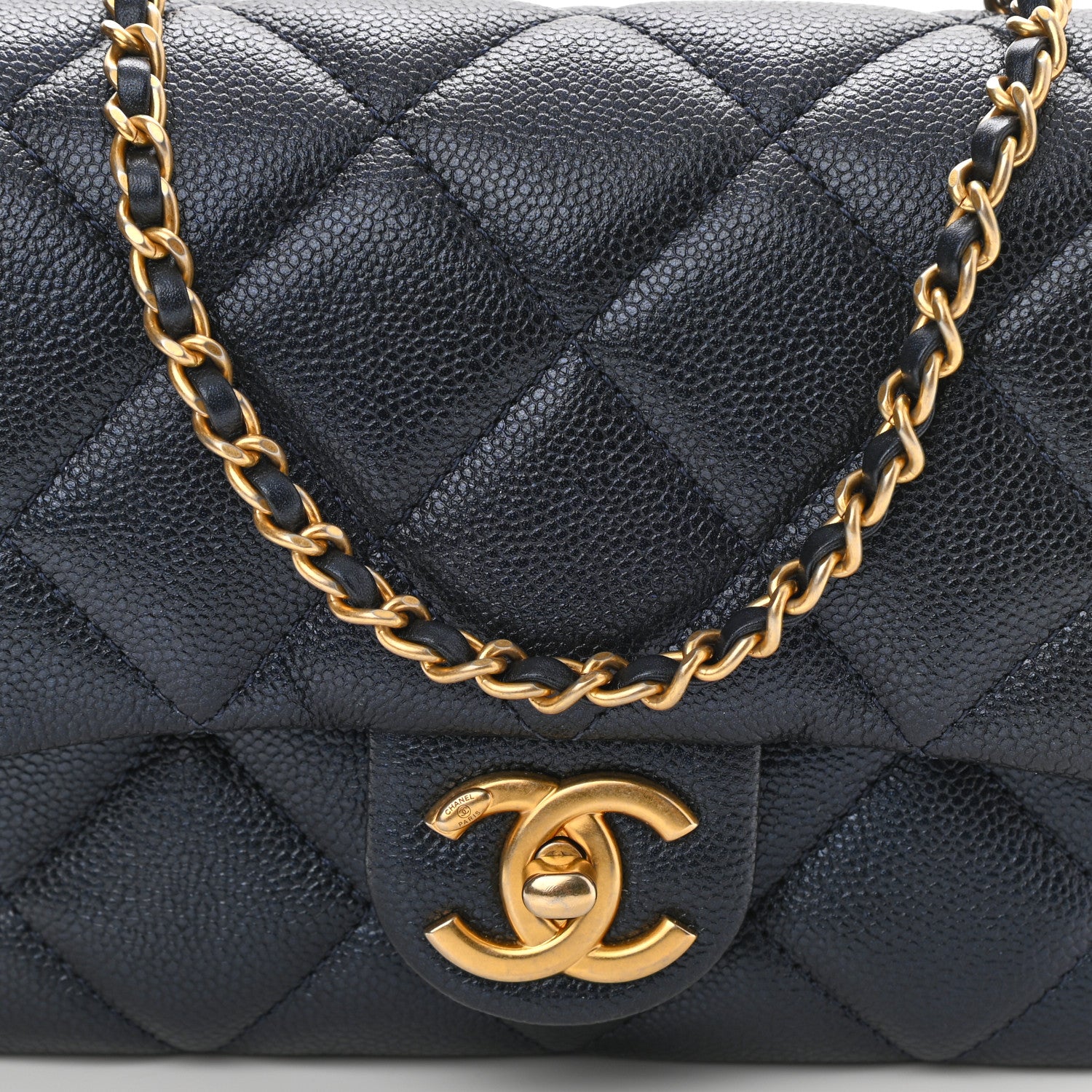 Chanel Iridescent Caviar Quilted Mini My Perfect Flap Black 8 of 10