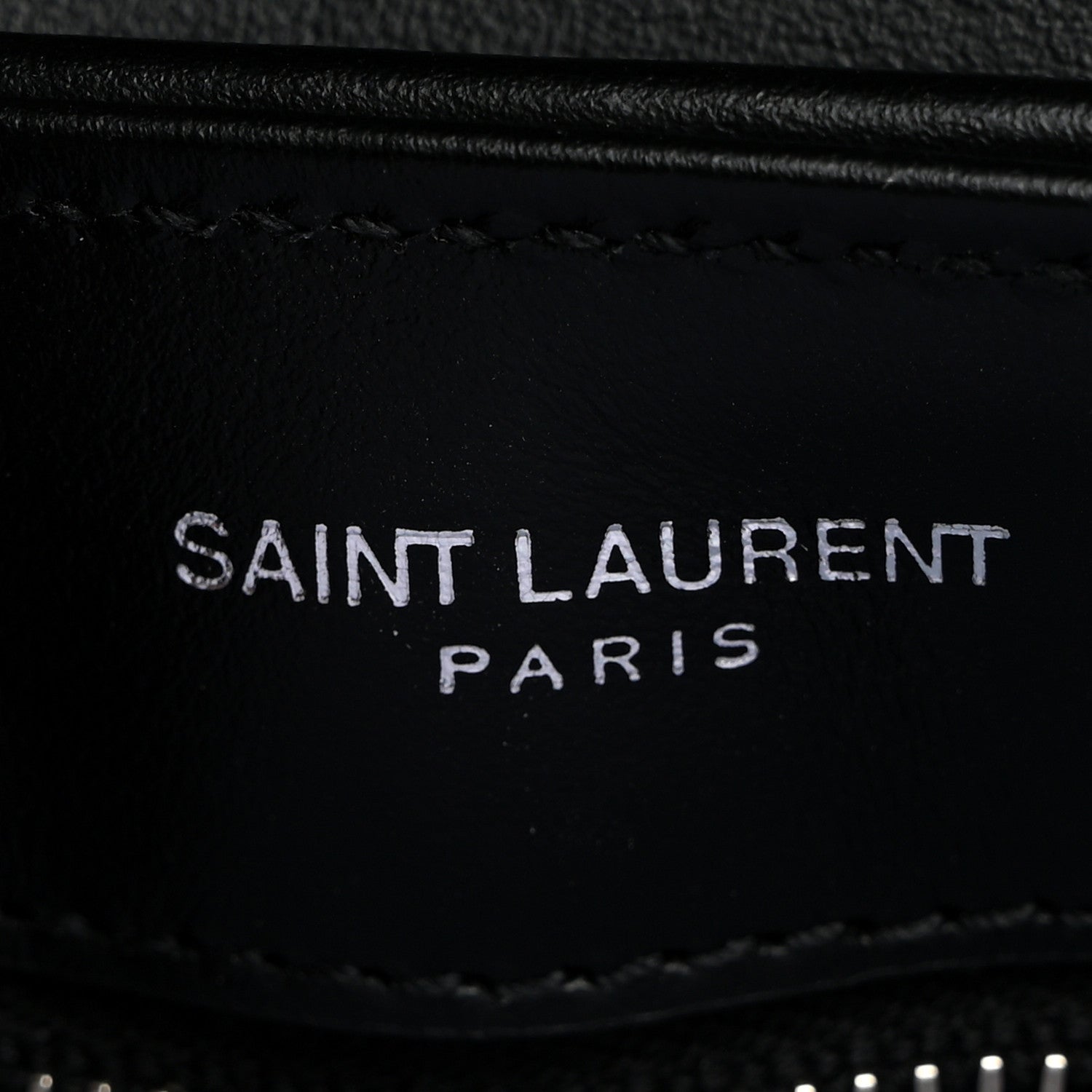 Saint Laurent Calfskin Y Quilted Monogram Toy Loulou Crossbody Bag Black 6 of 11