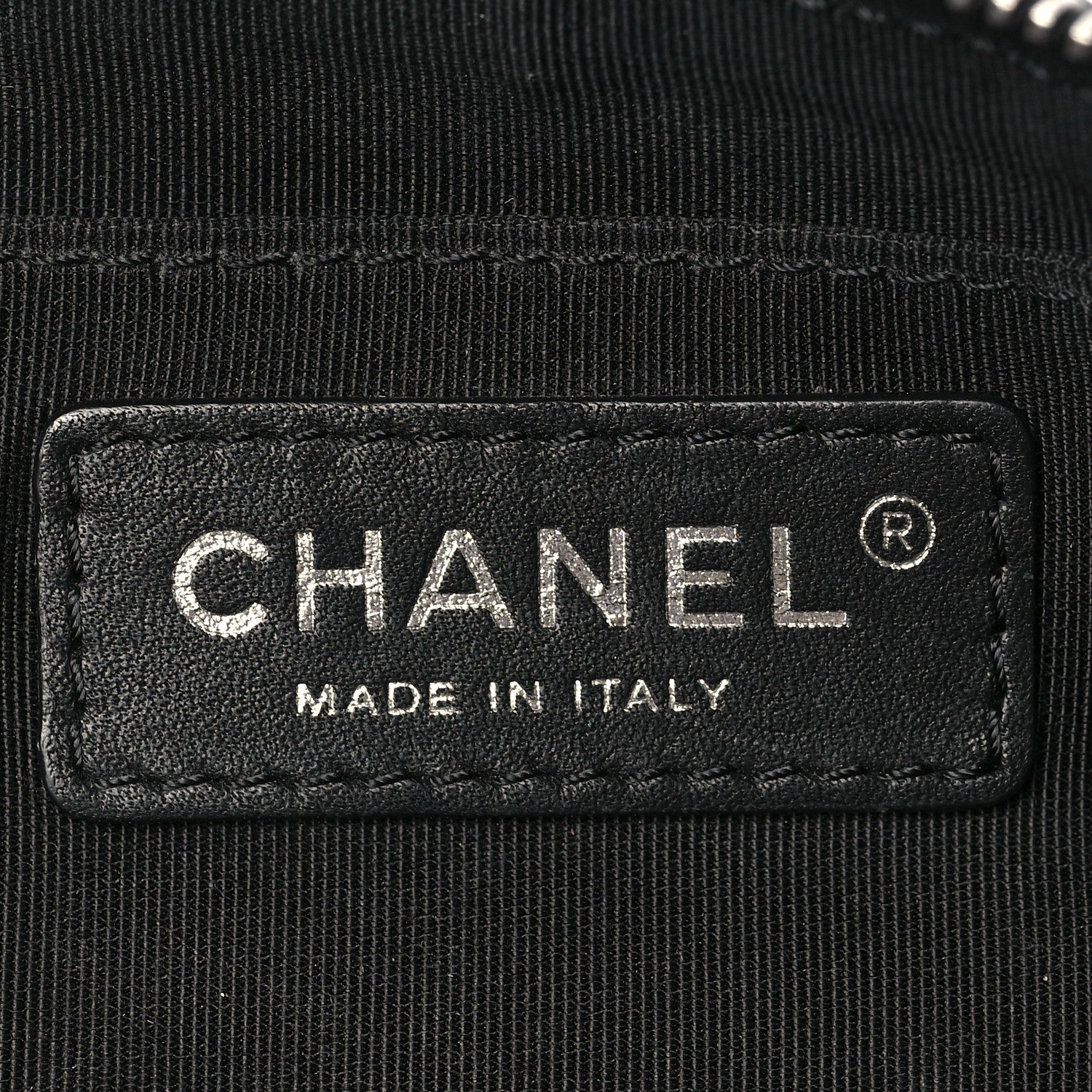 Chanel Crumpled Calfskin Quilted Casual Rock Waist Bag Fanny Pack Black 5 of 8